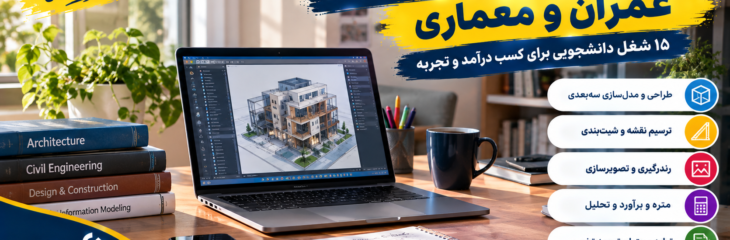 کار در منزل برای دانشجویان عمران و معماری؛ ۱۵ شغل دانشجویی برای کسب درآمد و تجربه